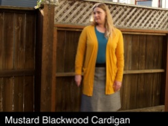 mustard Blackwood cardigan